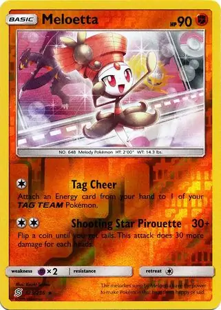 Meloetta, catalogue front