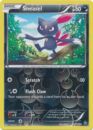 Sneasel, catalogue front