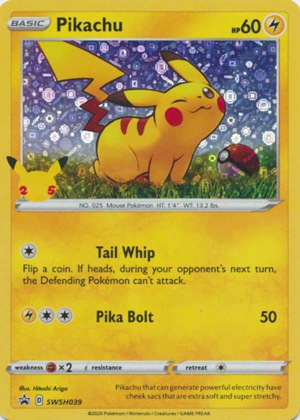 Pikachu, catalogue front
