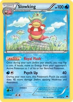 Slowking, catalogue front