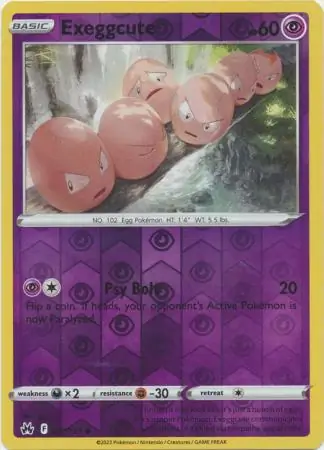 Exeggcute, catalogue front