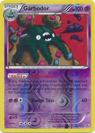 Garbodor, catalogue front