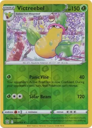 Victreebel, catalogue front