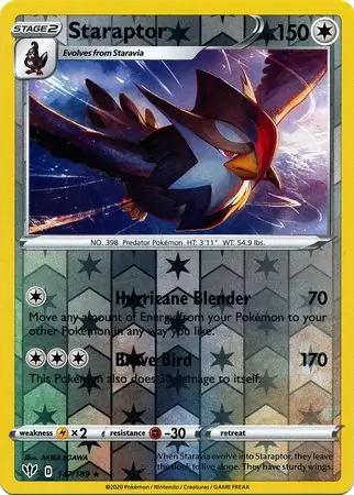 Staraptor, catalogue front