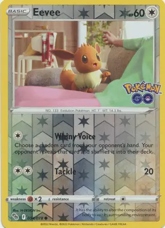 Eevee, catalogue front