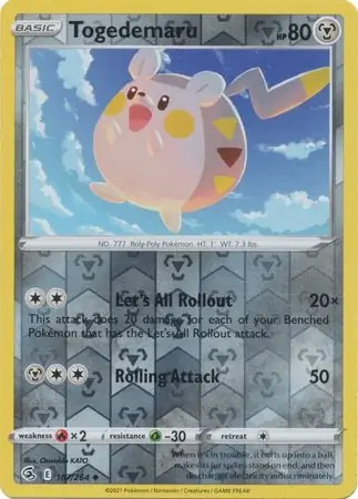 Togedemaru, catalogue front