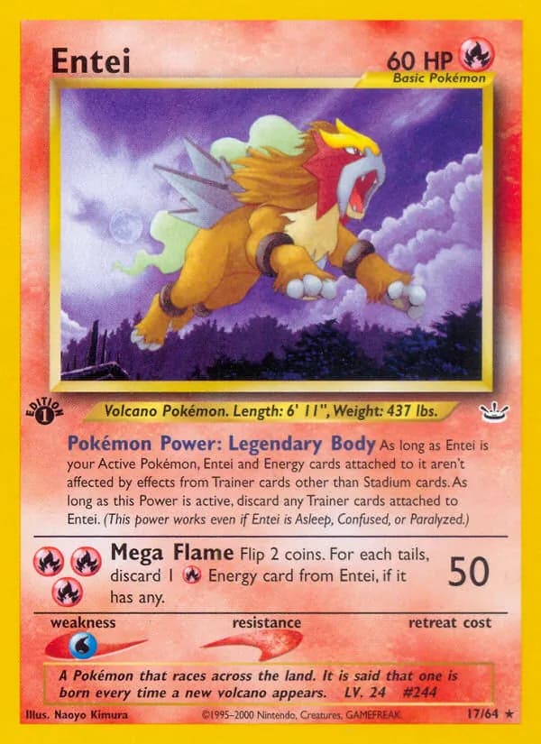 Entei, catalogue front
