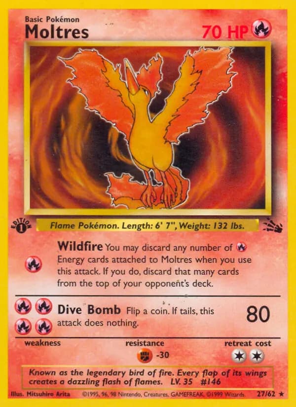 Moltres, catalogue front