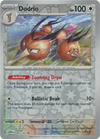 Dodrio, catalogue front