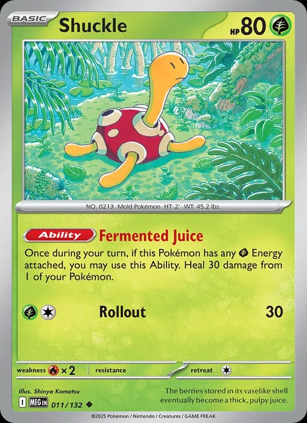 Shuckle, catalogue front