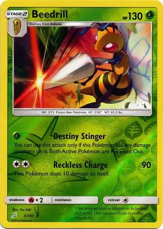 Beedrill, catalogue front
