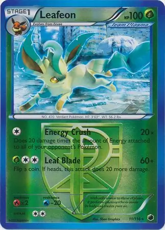 Leafeon, catalogue front