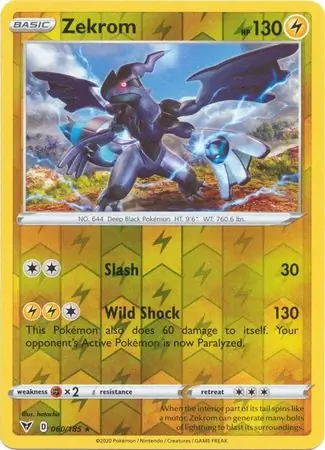 Zekrom, catalogue front