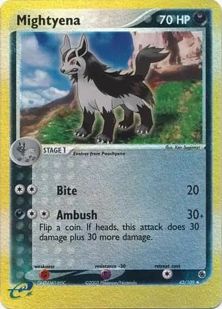 Mightyena, catalogue front