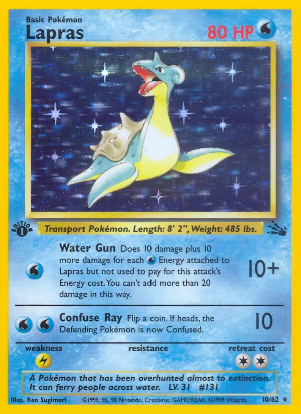 Lapras, catalogue front
