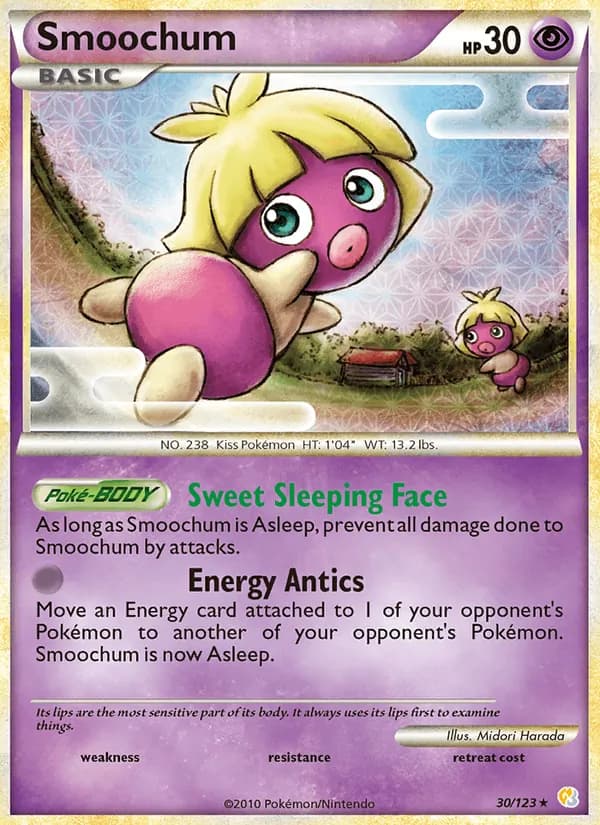 Smoochum, catalogue front