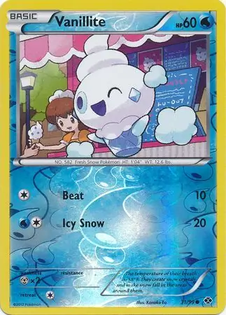 Vanillite, catalogue front