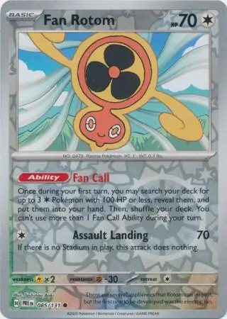 Fan Rotom, catalogue front