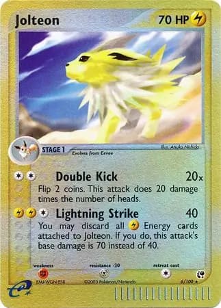 Jolteon, catalogue front