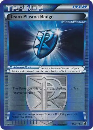 Team Plasma Badge, catalogue front