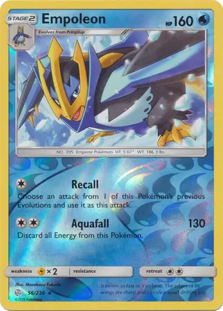 Empoleon, catalogue front