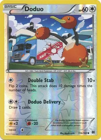 Doduo, catalogue front