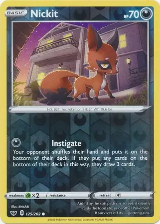 Nickit, catalogue front