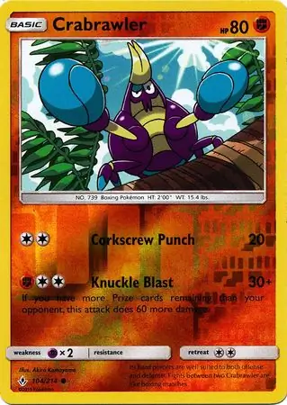 Crabrawler, catalogue front