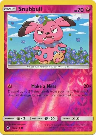 Snubbull, catalogue front