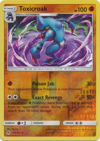 Toxicroak, catalogue front