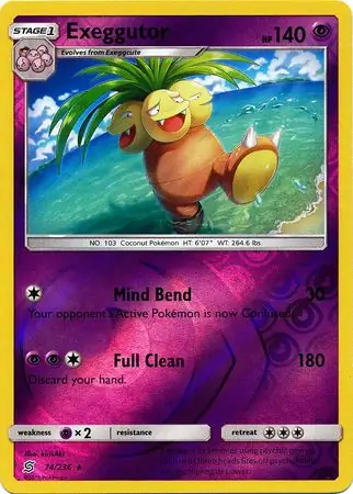Exeggutor, catalogue front