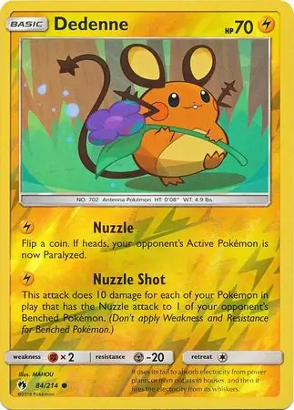Dedenne, catalogue front
