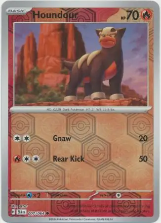 Houndour, catalogue front
