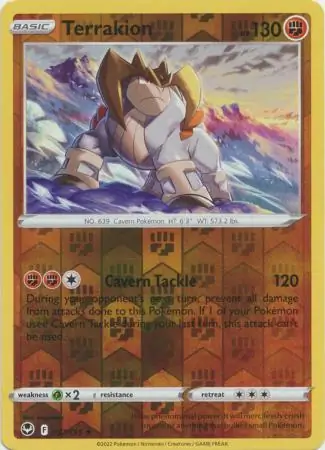 Terrakion, catalogue front