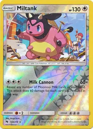 Miltank, catalogue front