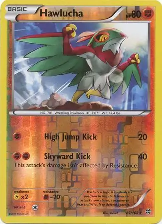 Hawlucha, catalogue front