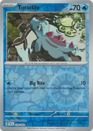 Totodile, catalogue front