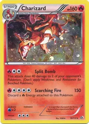 Charizard, catalogue front