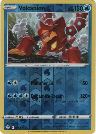Volcanion, catalogue front
