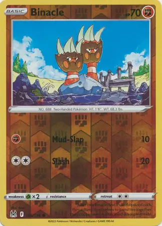 Binacle, catalogue front