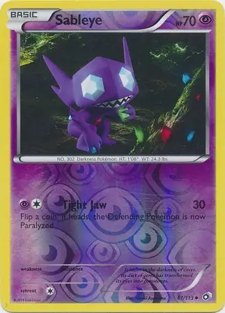Sableye, catalogue front