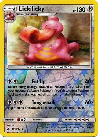 Lickilicky, catalogue front
