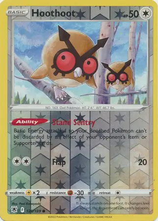 Hoothoot, catalogue front