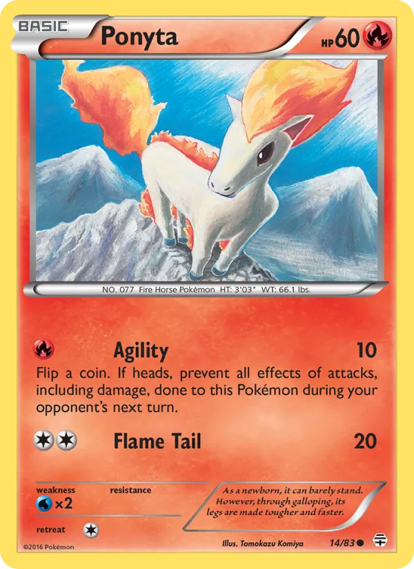 Ponyta, catalogue front