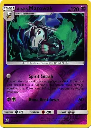 Alolan Marowak, catalogue front