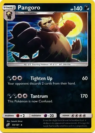 Pangoro, catalogue front
