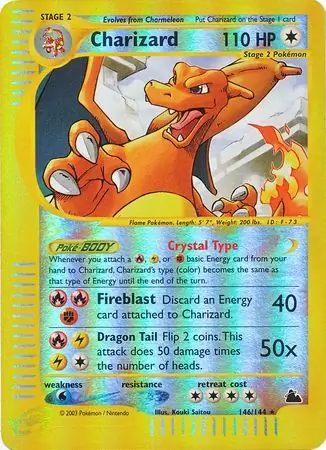 Charizard, catalogue front