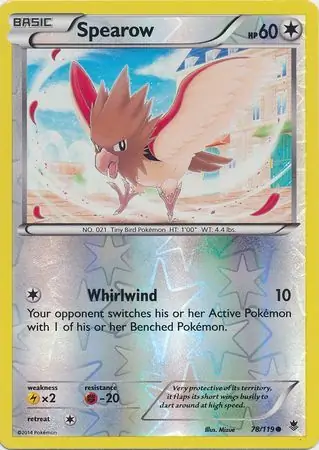 Spearow, catalogue front