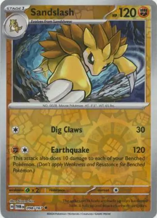 Sandslash, catalogue front