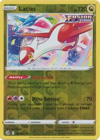 Latias, catalogue front